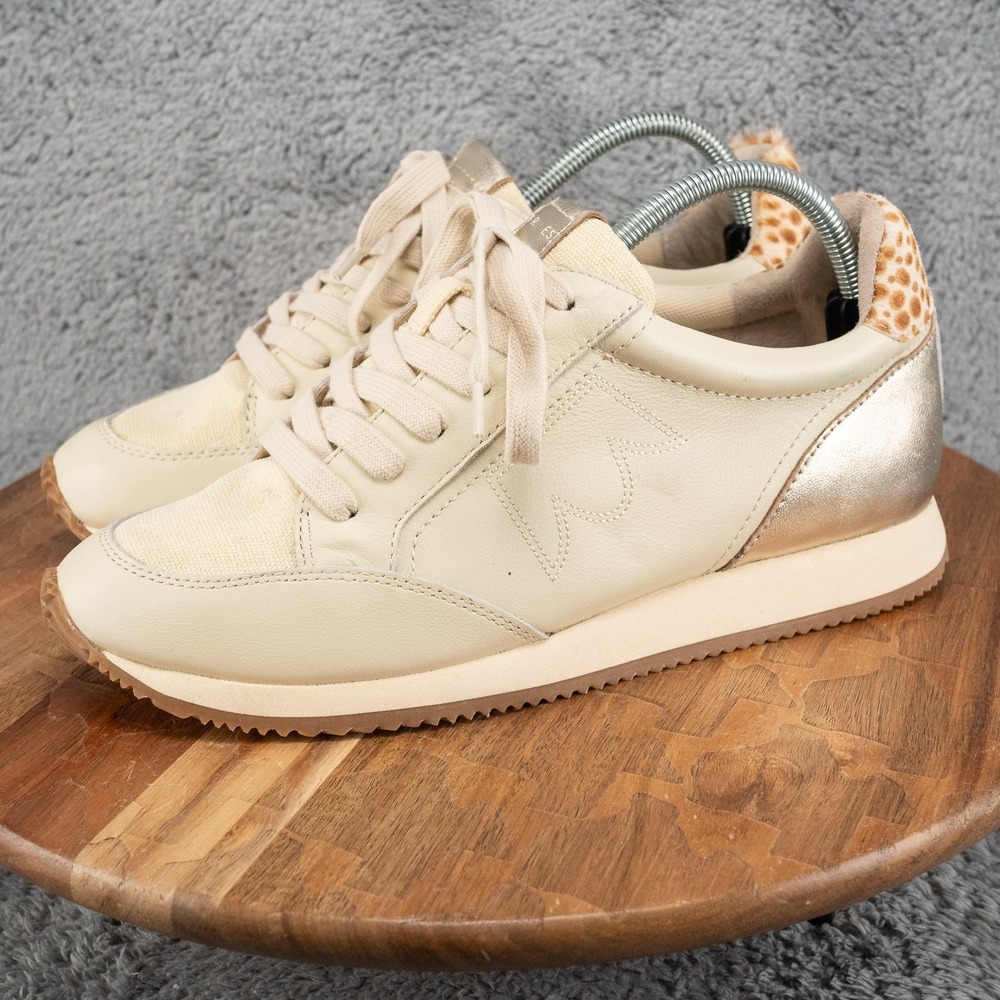 BIRDIES The Roadrunner LOW-TOP RETRO SNEAKERS in Dune Women's Size 9.5 Shoes - Picture 4 of 9